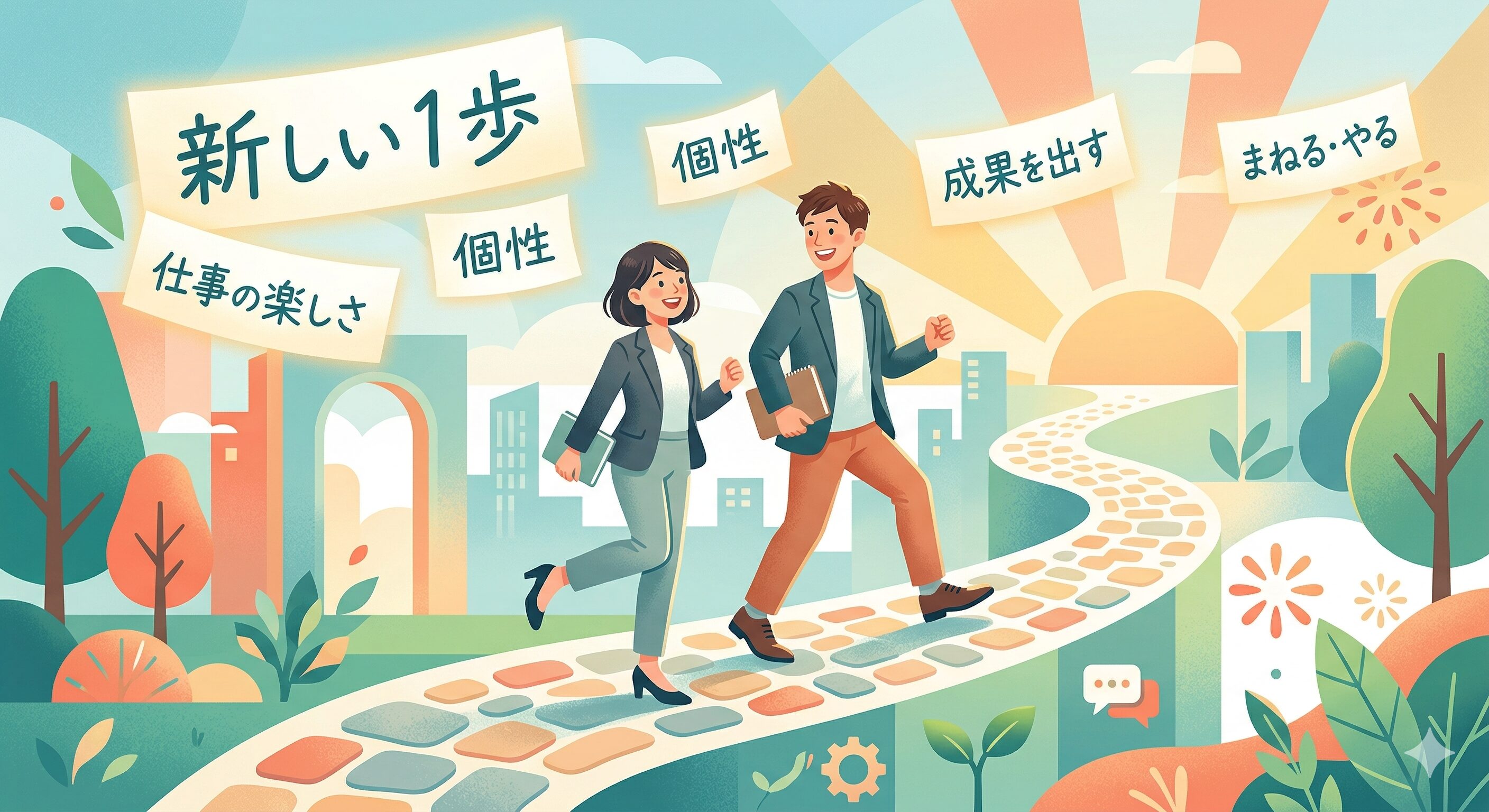 【社会人になる皆さんへ】成果への道は一つじゃない。まずは、自分らしく「やってみる」ことから。